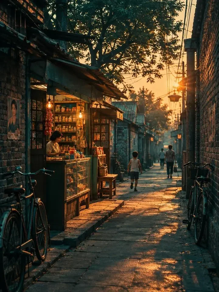 糯米短剧年代题材海报，旧巷里的烟火气